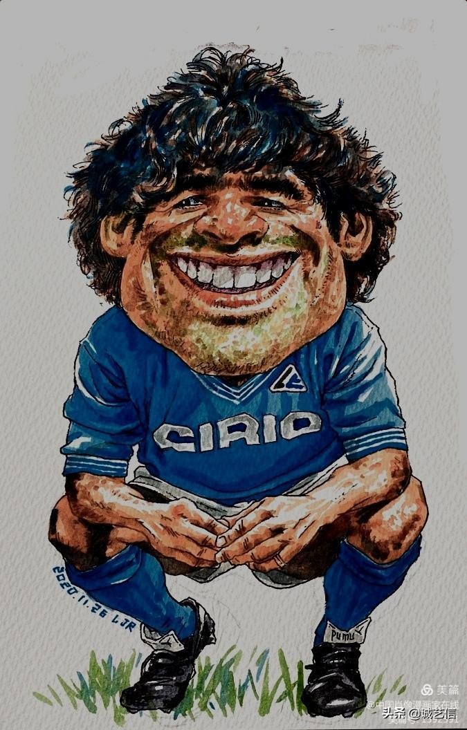 马拉多纳高清漫画壁纸,马拉多纳漫画