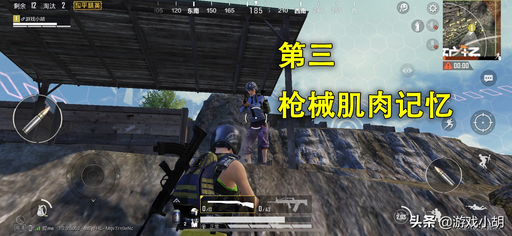 和平精英手残党最合适的操作界面,和平精英手残党用什么枪