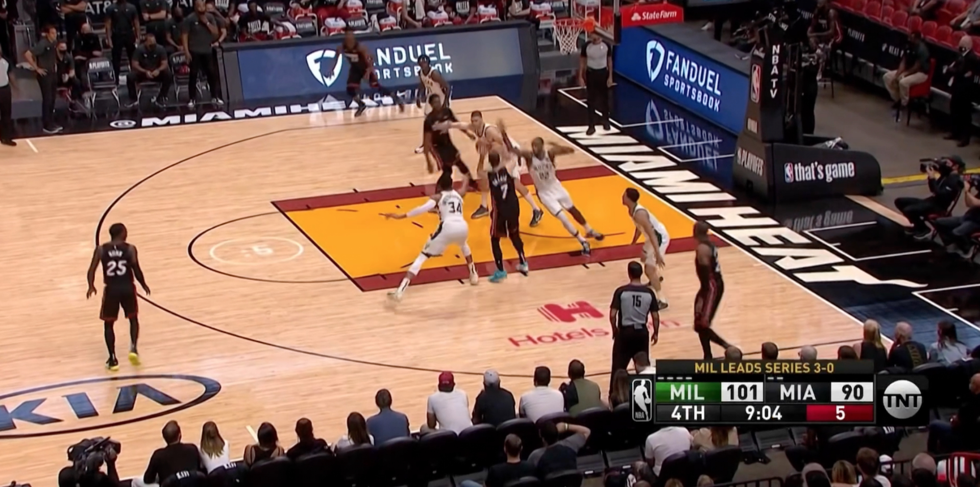 雄鹿步行者冲突后续,nba雄鹿对战热火