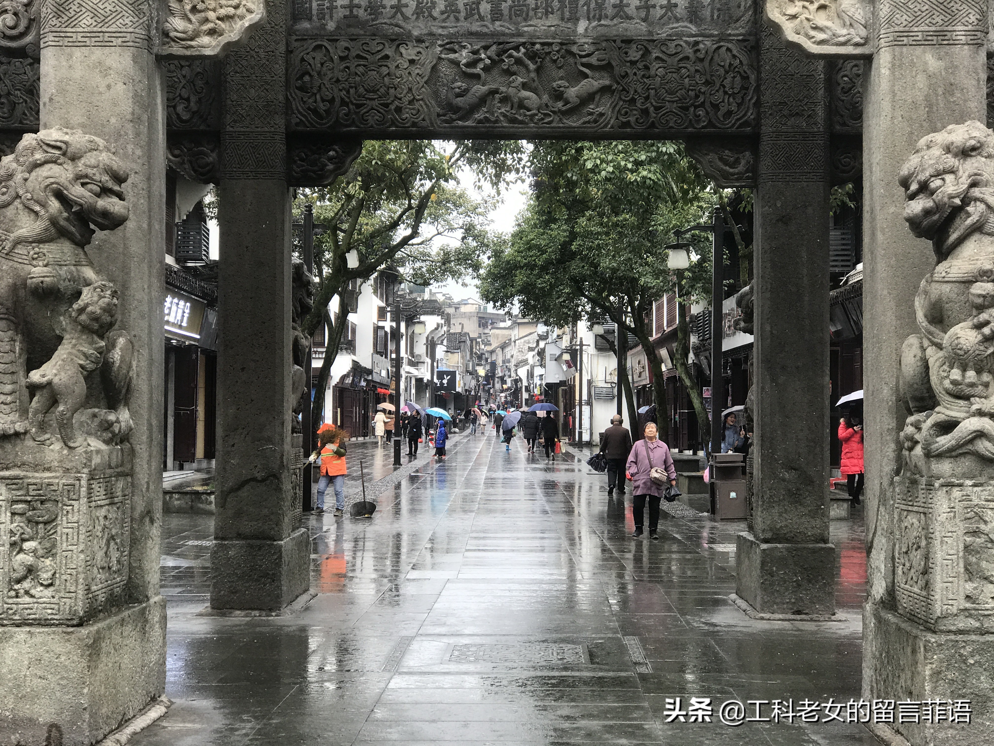 古徽州最古老的牌坊,徽州古城世科牌坊