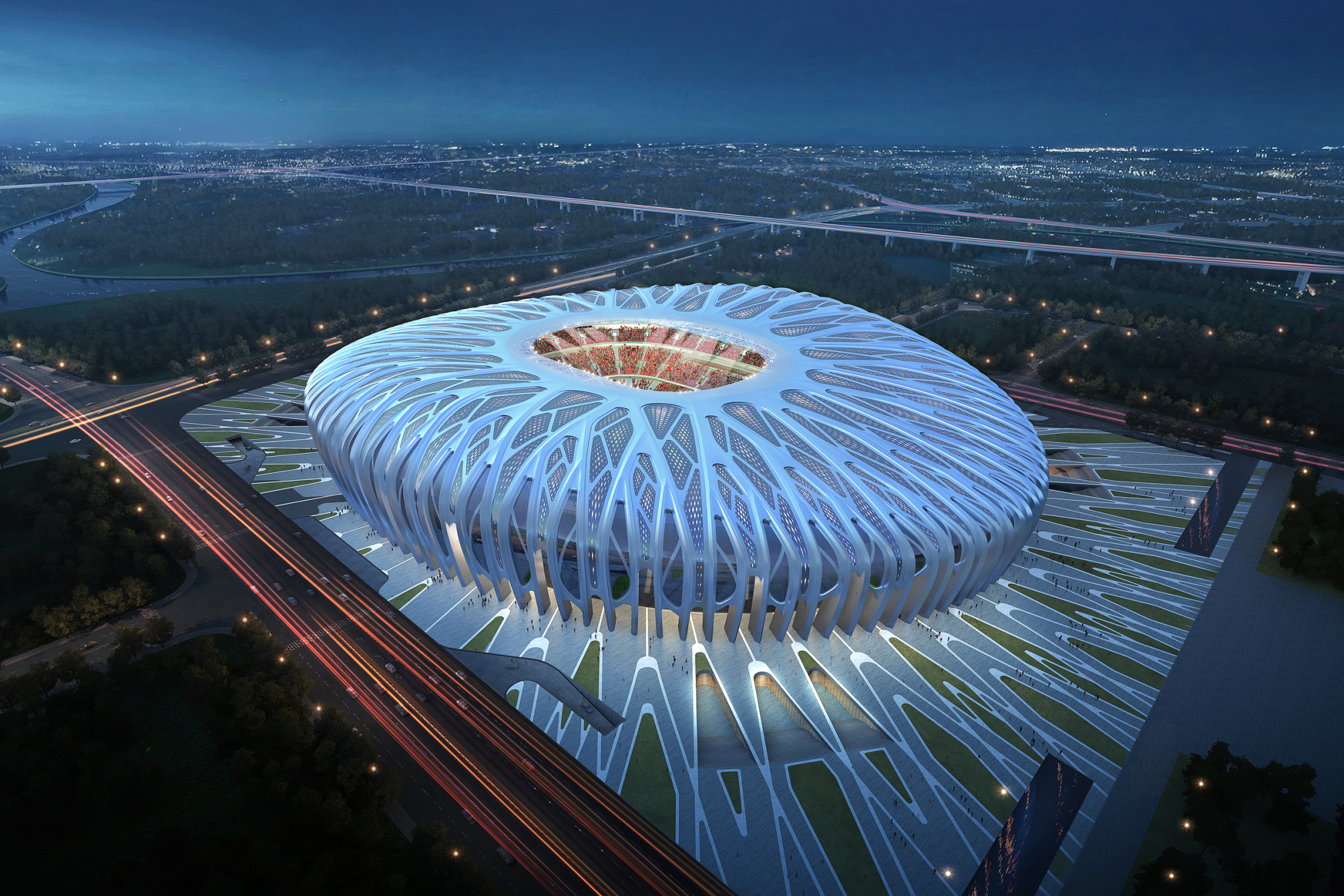 许家印恒大球场开工了吗,许家印设计的恒大新球场