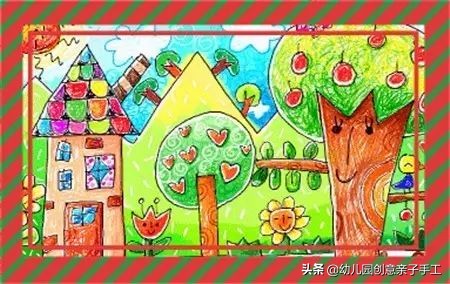 圣诞节儿童画画,圣诞节画画作品大全12岁