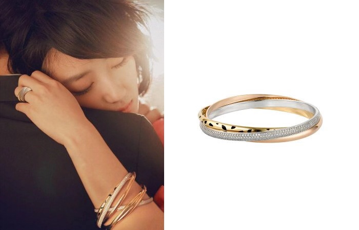 卡地亚铂金钻石手镯情侣款,卡地亚情侣手镯