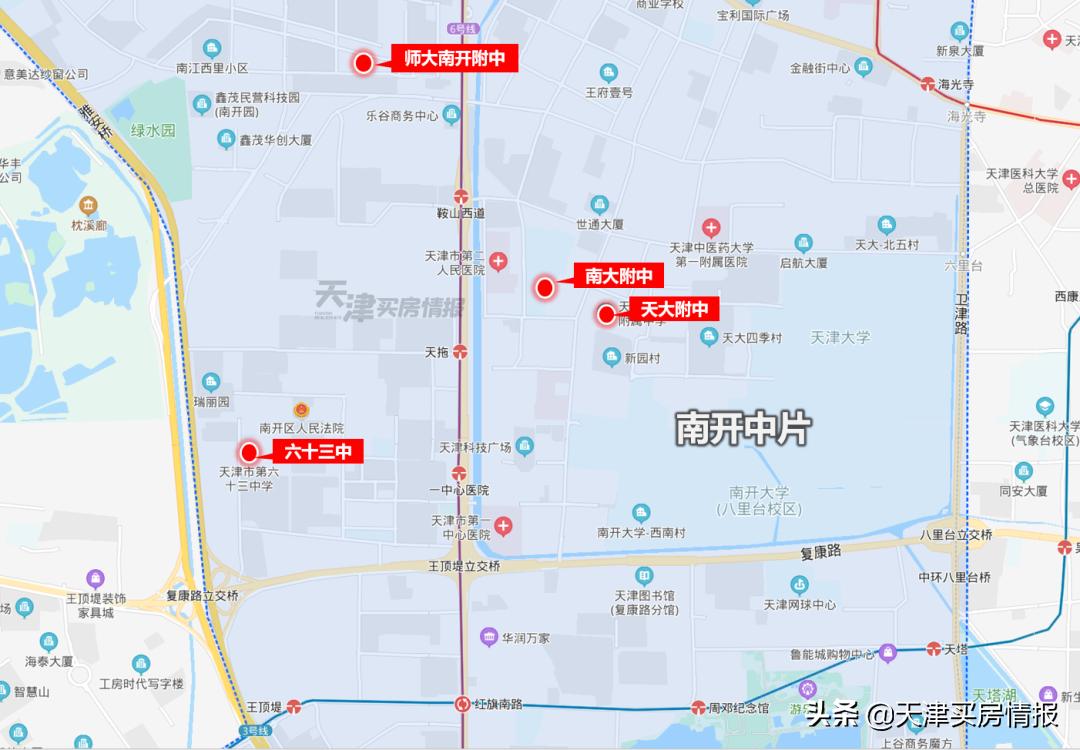 2020南开上学、买房攻略，三大学区板块200万以内上车