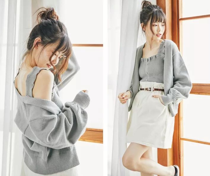 日系春秋毛衣外套,日系个性毛衣外套