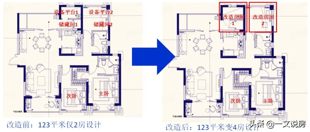 买房偷面积的利弊,砸墙砸出隐藏面积