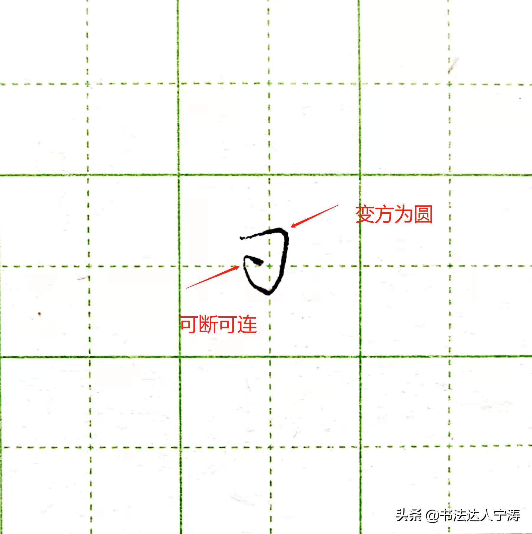 难字的行书写法图片大全,毛笔行书这样写想不漂亮都难