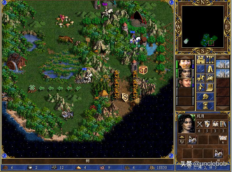 英雄无敌3打比蒙的图,英雄无敌3死亡阴影与深渊号角