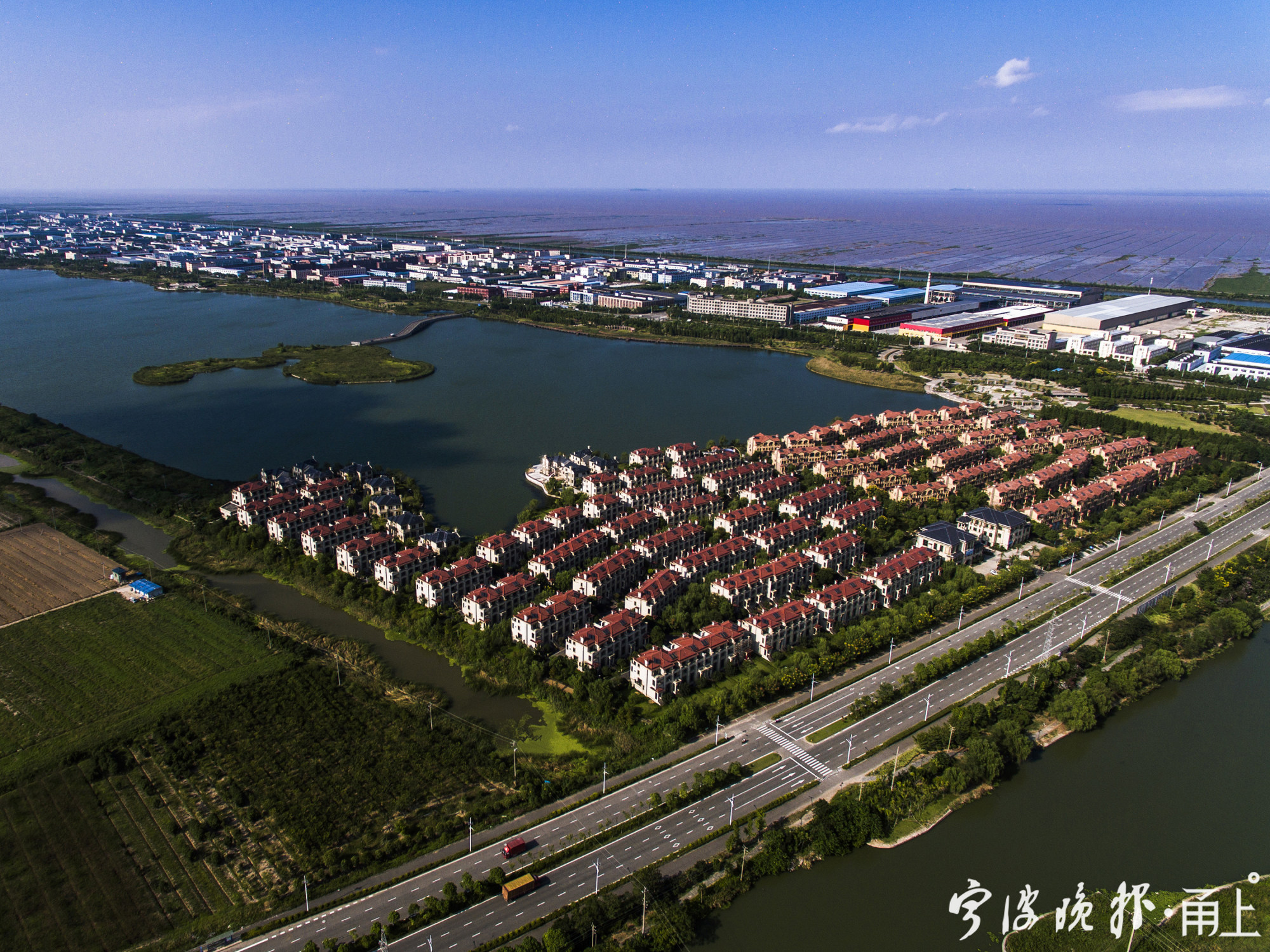 慈溪新城河景观,宁波河道景观提升