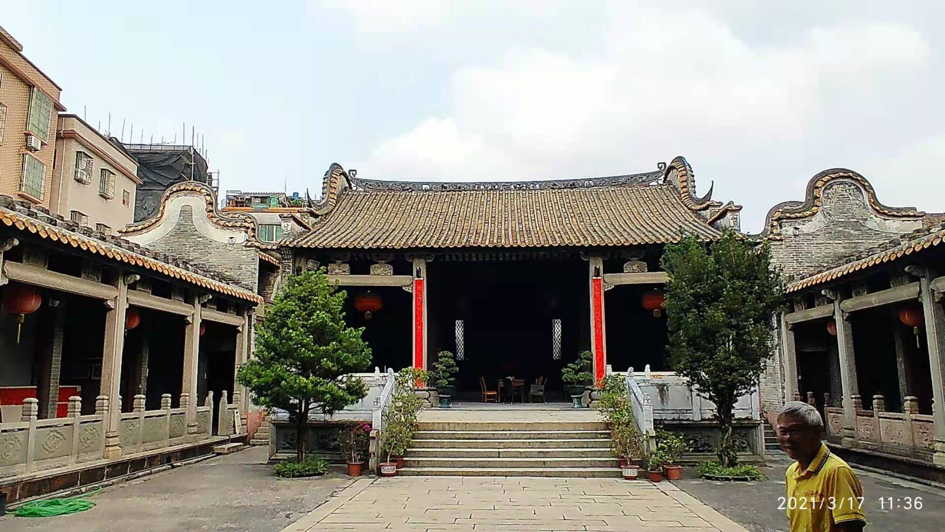 走访“平地黄”,睇大宗祠“花堂”