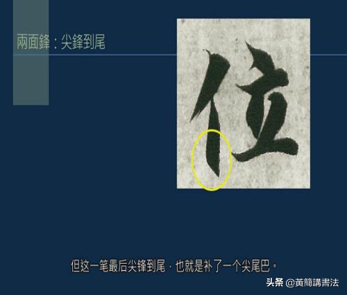 黄简讲书法竖的写法,黄简讲书法笔法篇49