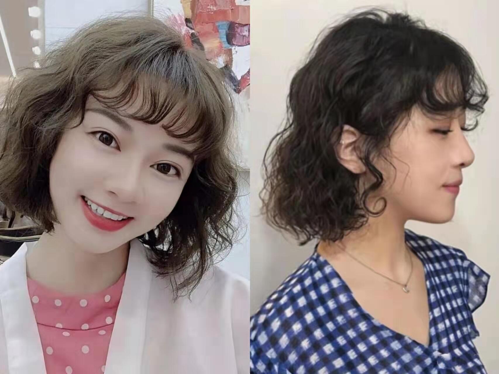 今年最受欢迎的一款短发洋气减龄,适合小脸的短发超级减龄好看