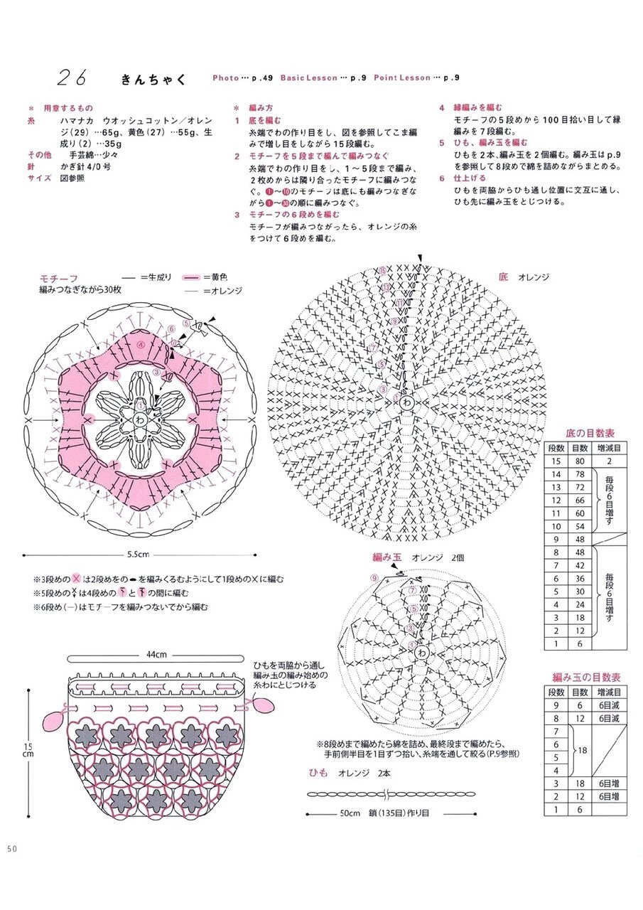 单肩斜挎钩针包包图解大全,小恐龙包包钩针编织图解教程