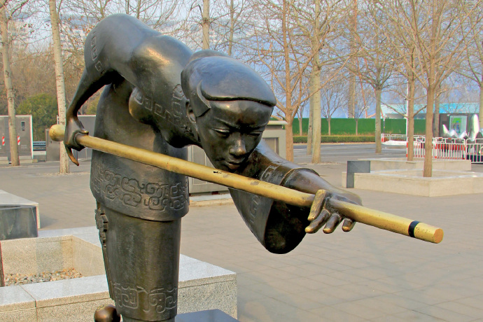 北京鸟巢附近雕塑,鸟巢雕塑效果图