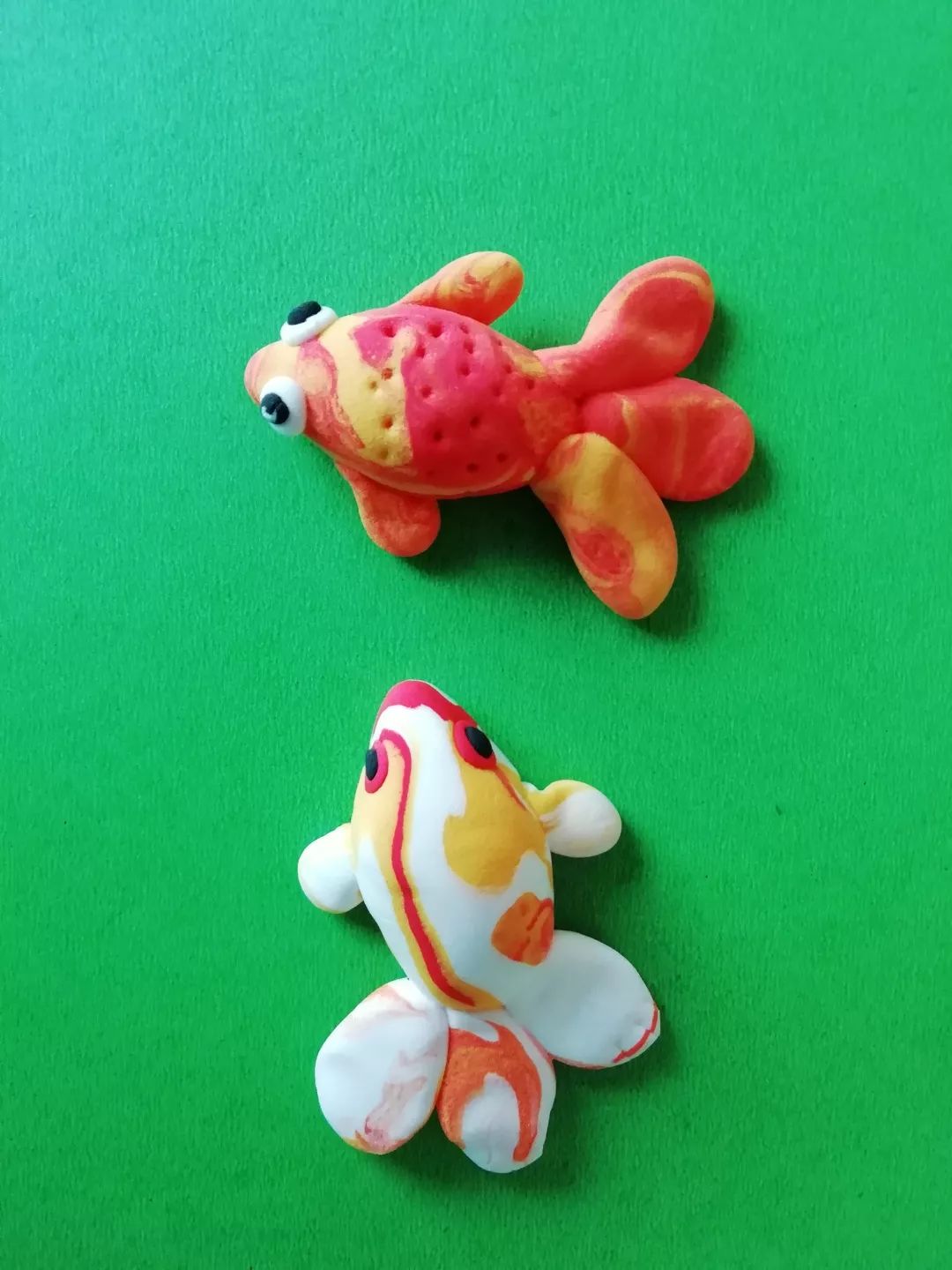 粘土手工100种简单人物在纸上制作,用超轻粘土做的手工又简单又漂亮