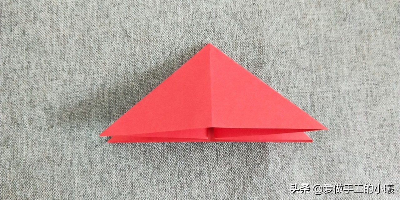 四瓣花折纸,四瓣花手工折纸视频简单