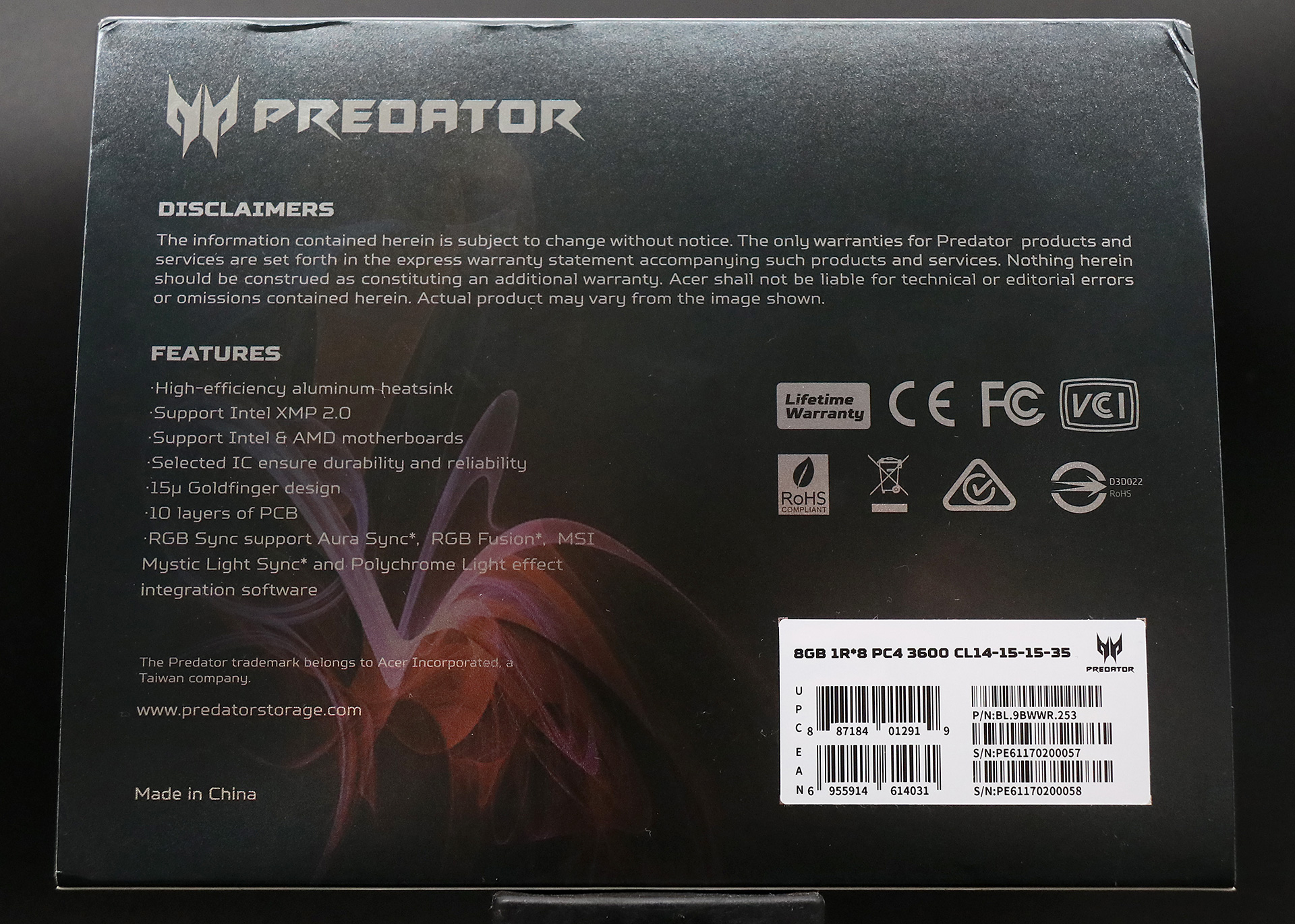 5600x配宏碁掠夺者3600c14超频测试,宏碁掠夺者6600c34测试