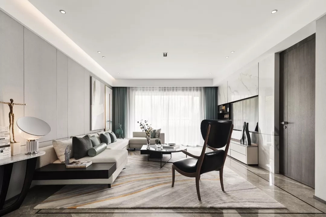 温柔不失高级的现代简约风住宅,住宅的现代简约主义风格