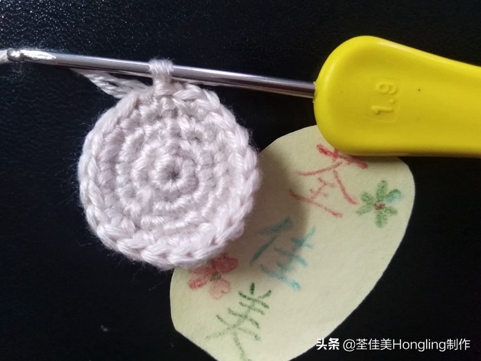 马蹄莲花的钩织教程,马蹄莲宽叶子的钩织教程