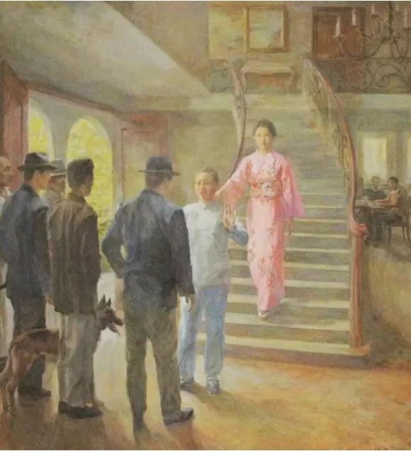 一富商买上海豪宅掩护地下*党**，日军强行搜查，妻子穿和服喝退敌人