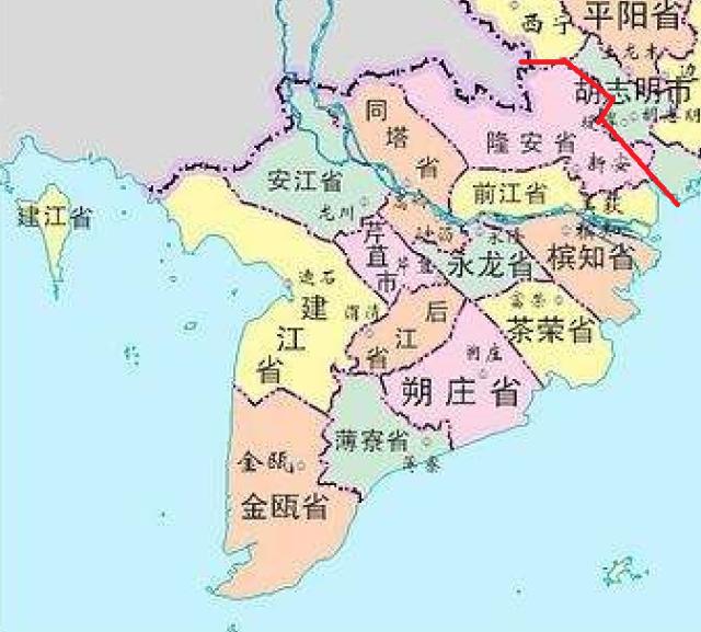 越南八大行政区划中文地图,越南八大区域面积