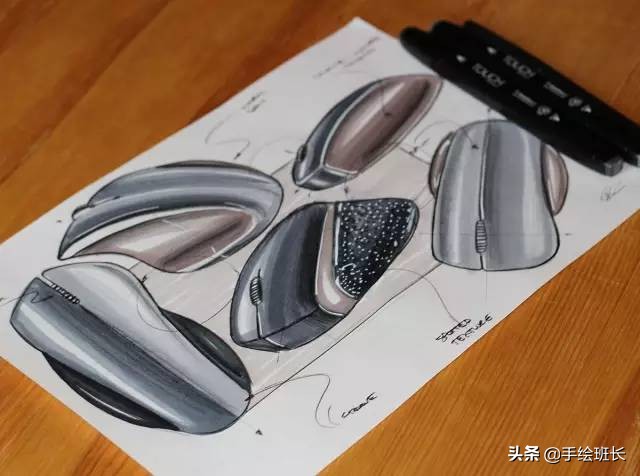 顶尖设计师手稿,产品设计手绘从入门到精通