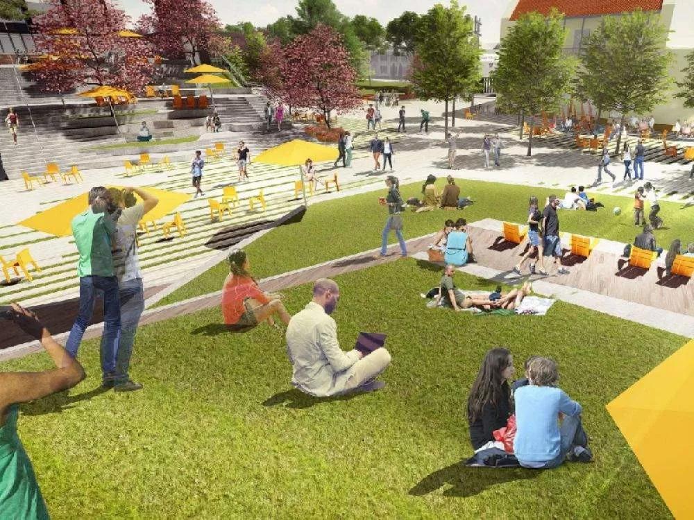 一波优雅的高差处理，漂亮