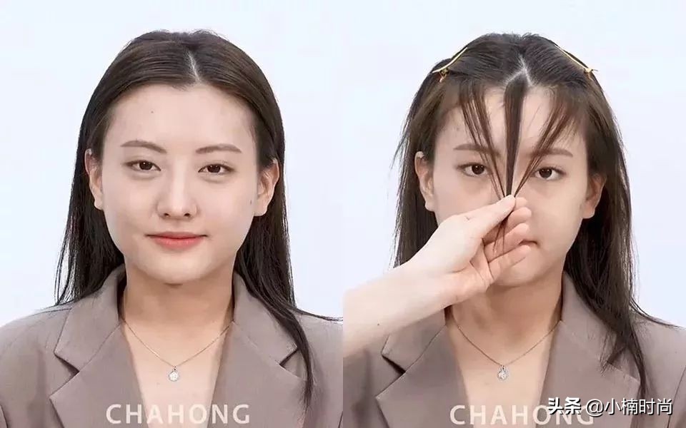 发型师法式刘海鬓角修剪教程,发型师剪法式刘海教程网红