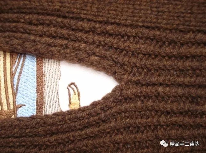 永远的平针,钻石披肩平针部分的教程