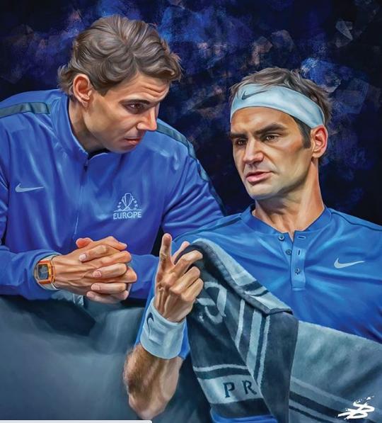 费德勒和纳达尔相爱相杀,纳达尔和费德勒首次对决