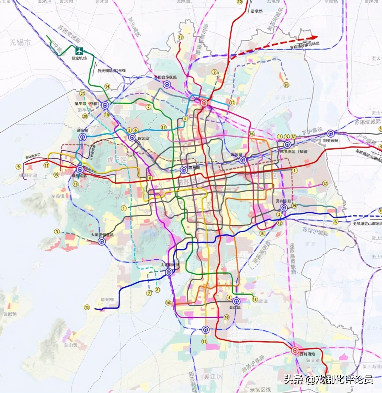 苏州中心渐入佳境,苏州市域一体化交通项目