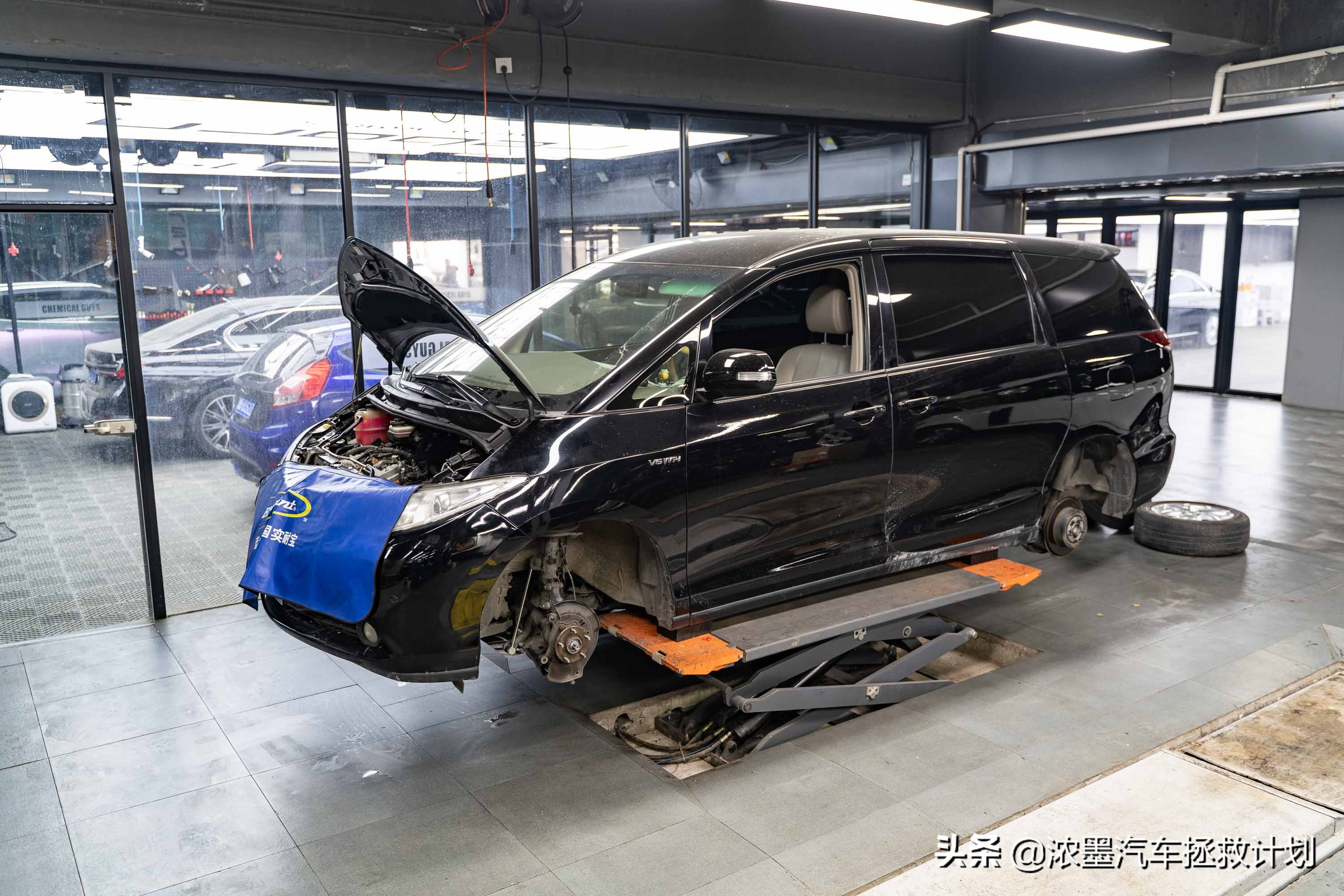 翻新一台老款丰田普瑞维亚,丰田普瑞维亚大翻新