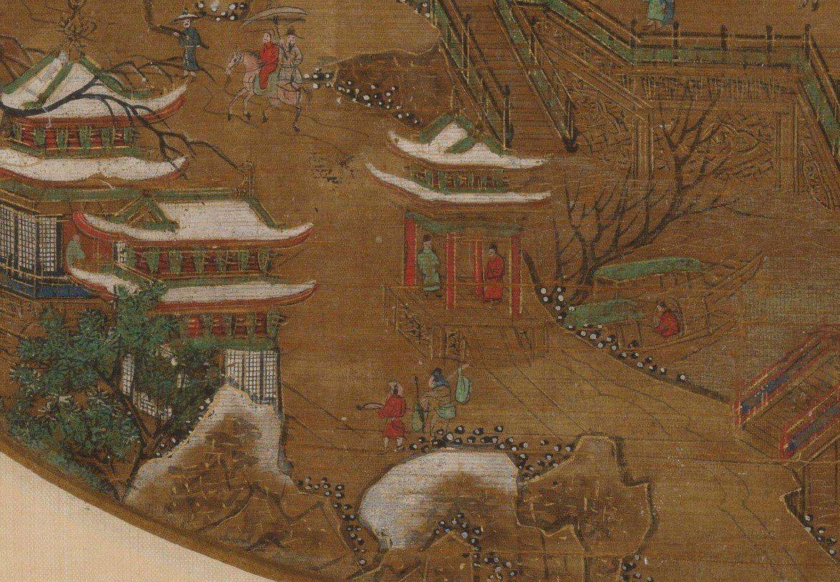 唐朝的冬天是什么样子的,唐朝扬州大雪