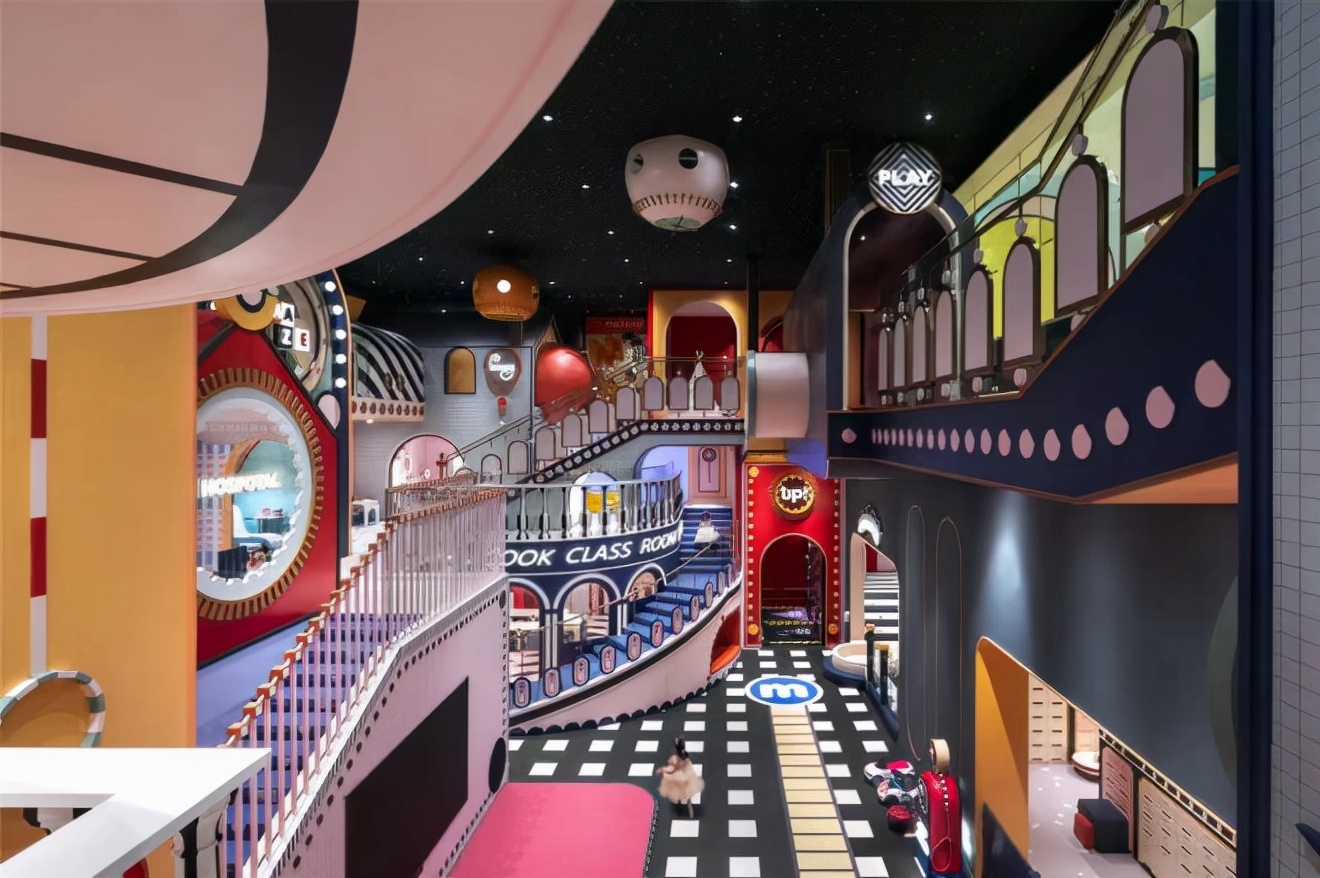 商业街国潮风主题街区,新开的潮玩街区