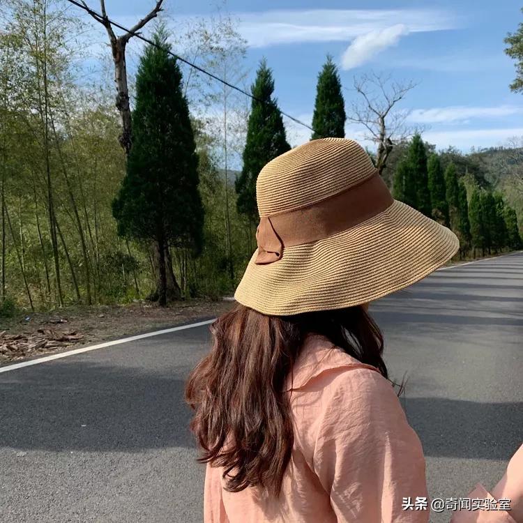 新型女士帽,户外防晒女帽折叠