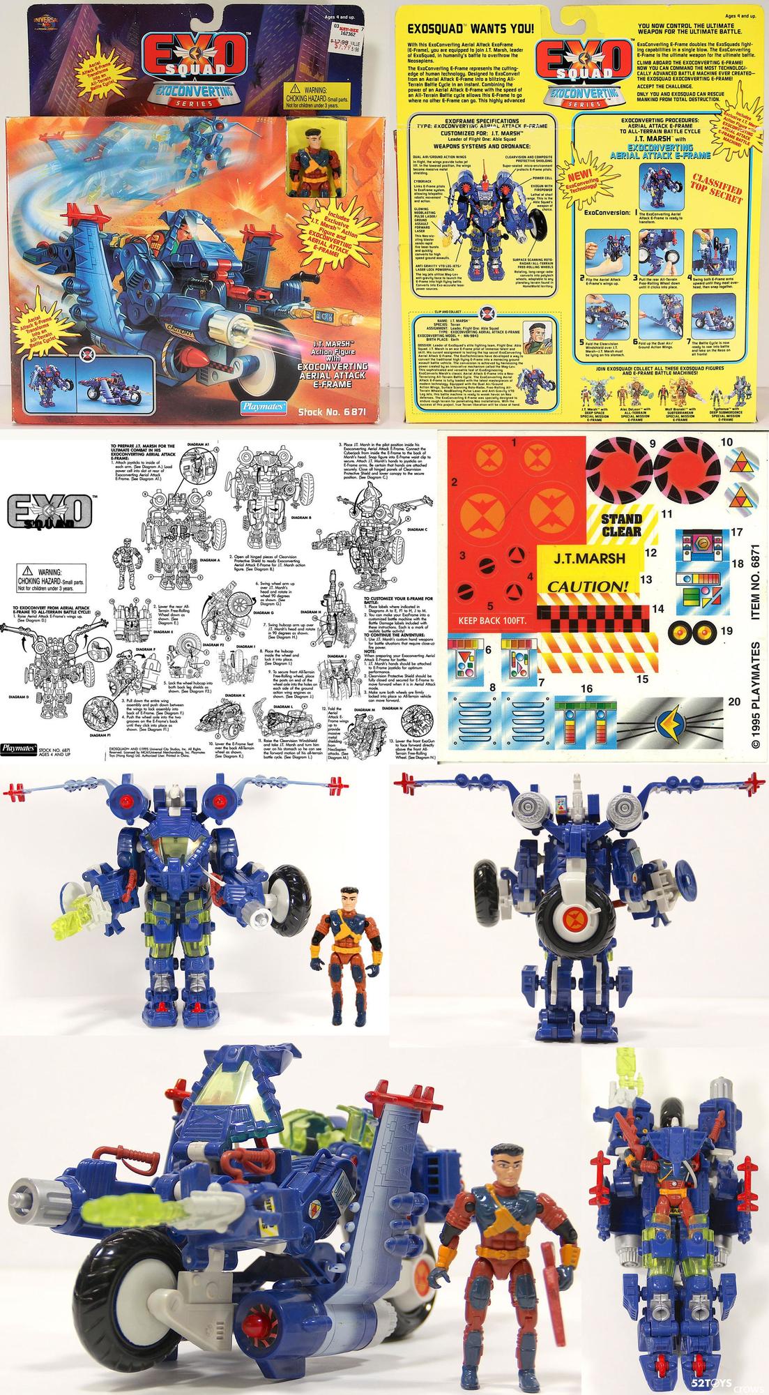 玩具主系列篇|这个常被错认成GIJOE的玩具系列叫作Exosquad