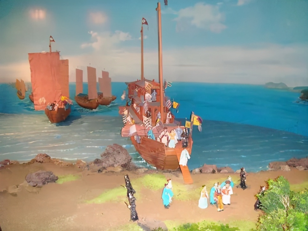 徐福东渡出海地,徐福东渡中国海上