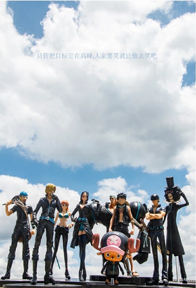 海贼王手办一番赏4档路飞鬼岛,海贼王手办草帽团全套10人