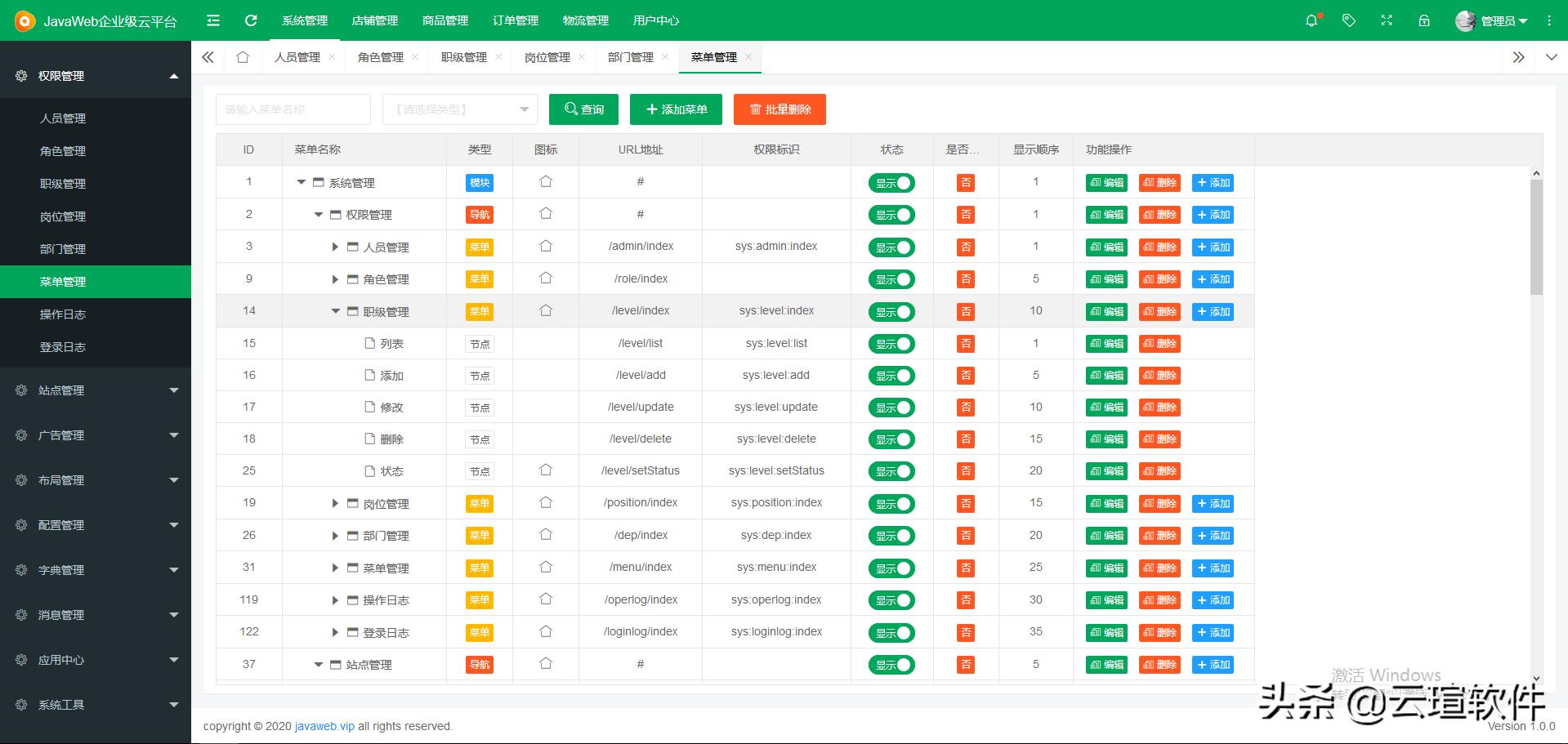 Java后台开发框架