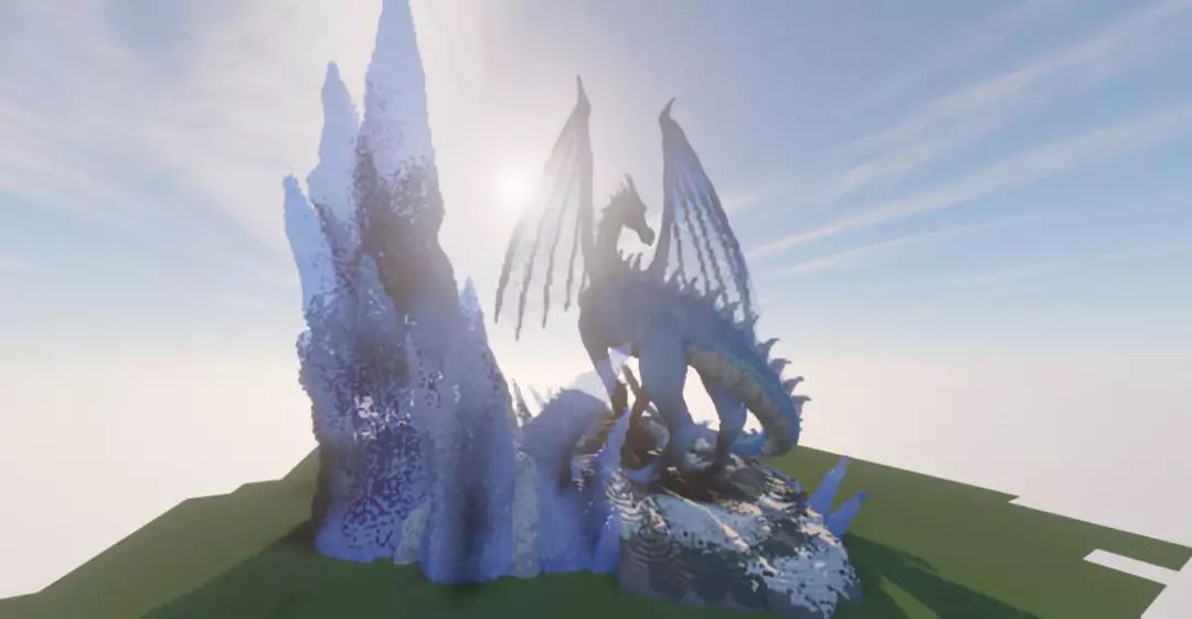 我的世界格子画龙,我的世界双头光龙怎么画