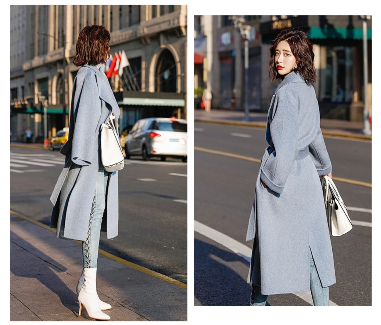 小个子女生的摩登美学，8款呢子大衣让你冬季美出新高度