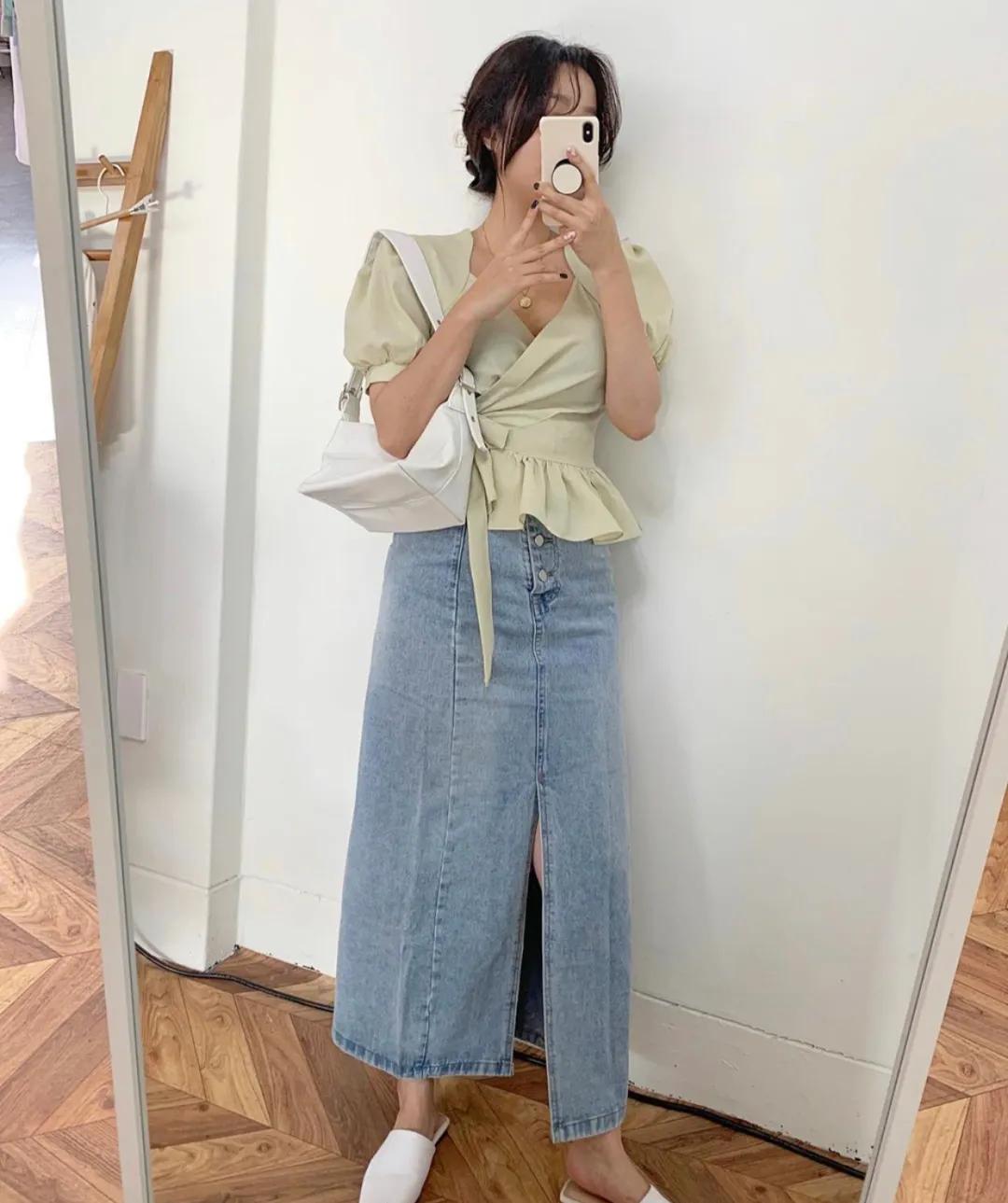 碎花婴儿蓝,婴儿蓝搭配