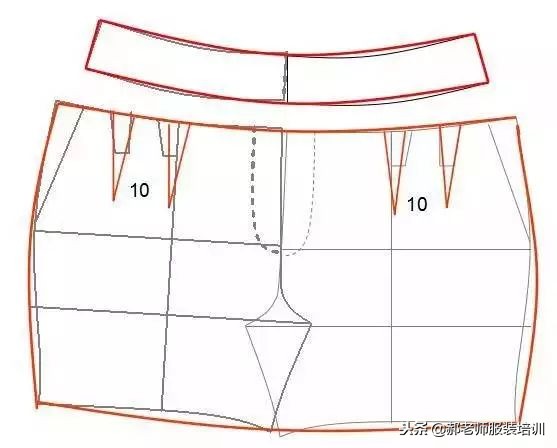 140-150儿童裤子裁剪图,各种女裤裁剪过程