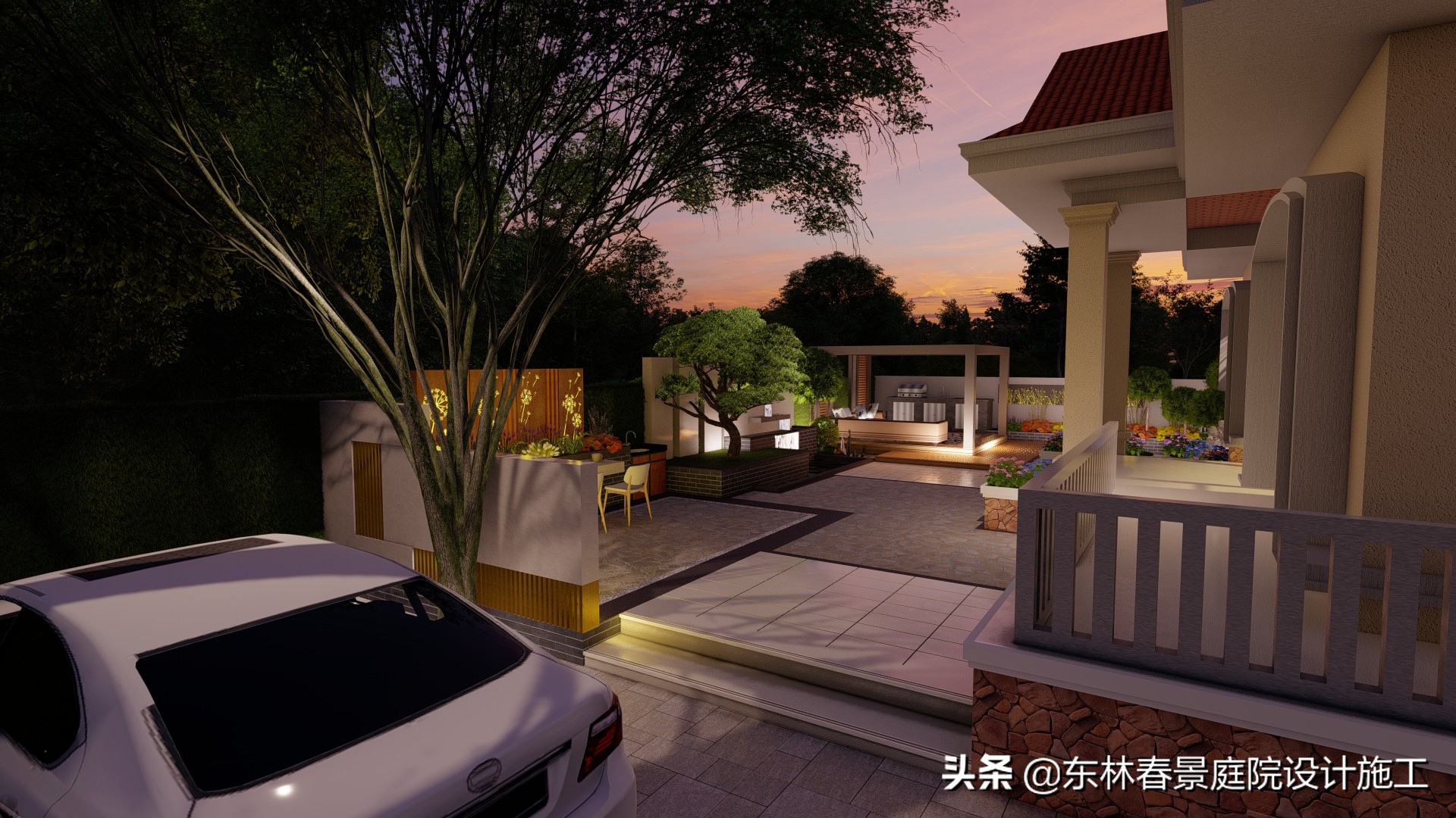 别墅庭院设计案例,各种别墅设计大全