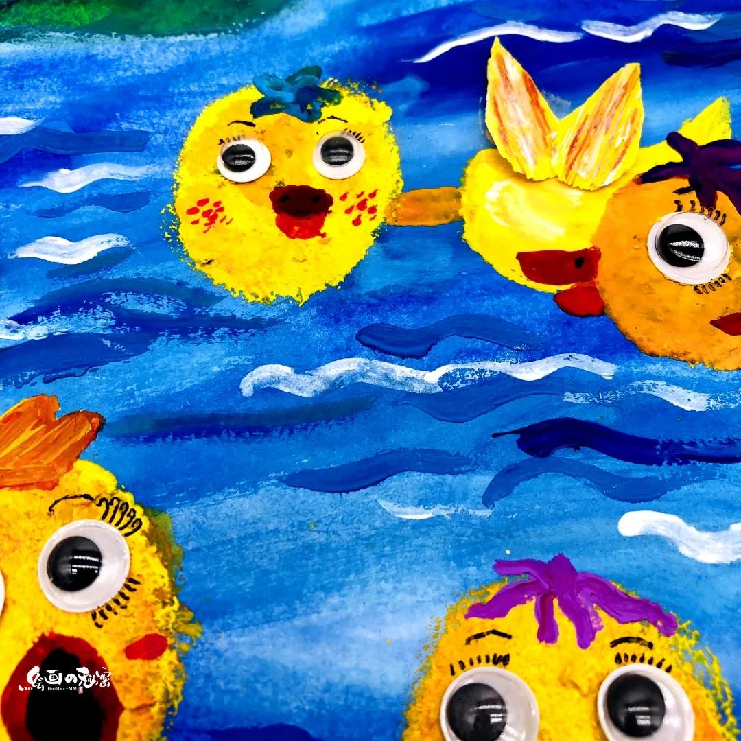 小鸭子游啊游啊游上了岸,小鸭子游啊游公益广告