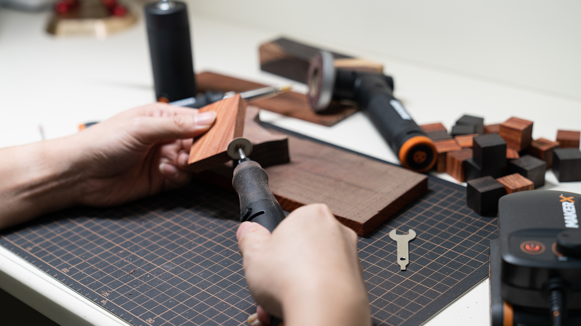 威克士makerx角磨机,选对工具事半功倍