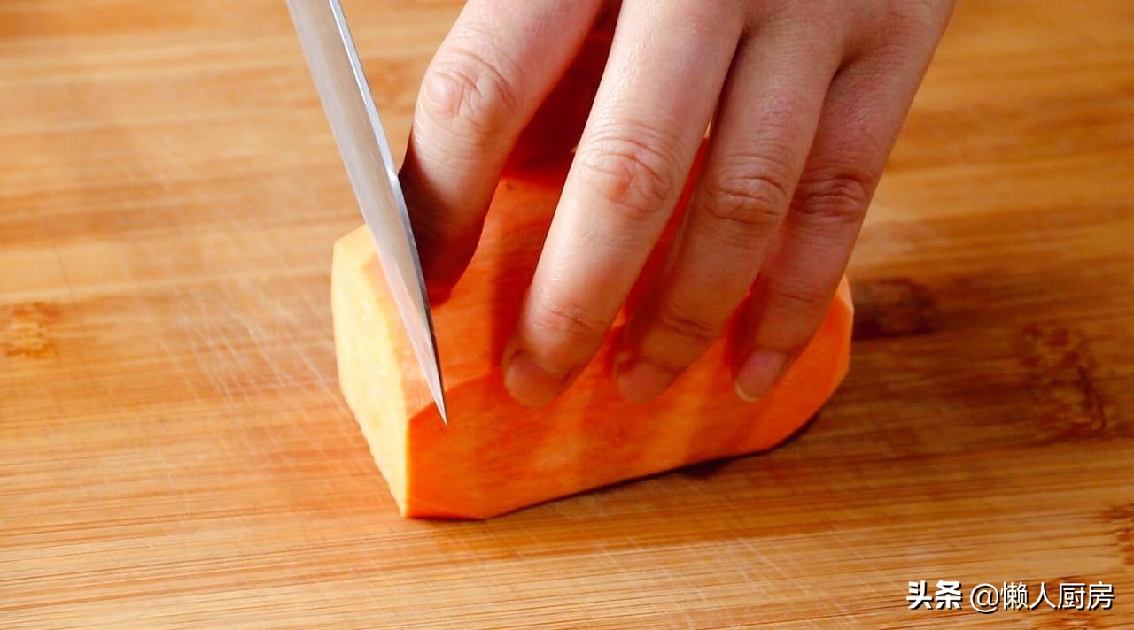 不用蒸红薯饼的家常做法,不用烤箱做出松软的红薯饼