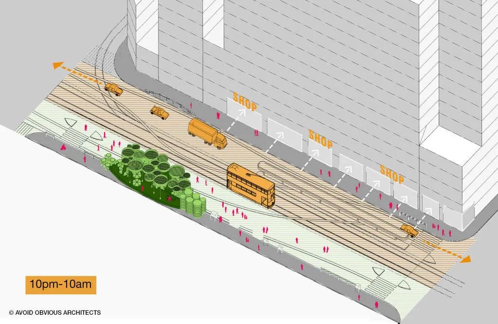 道路设计效果图,个性路面设计