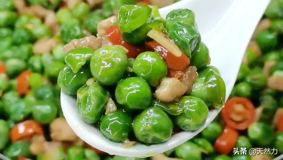 豌豆肉末炒出来特别香而且下饭,青豌豆炒什么好吃