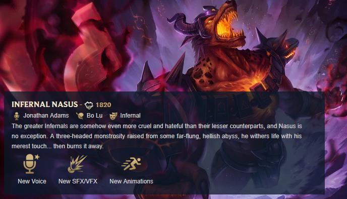 英雄联盟皮肤宇宙地狱火,皮肤宇宙辛迪加